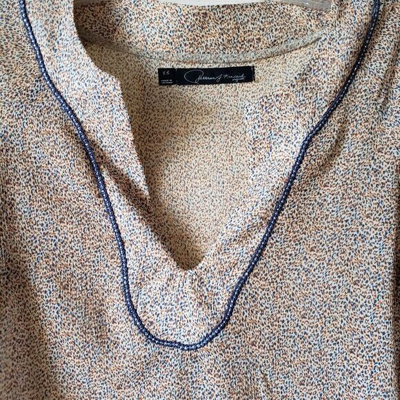 Patterson J. Kincaid Sheer Embellished Coverup/Dress/Tunic - Picture 3 of 11